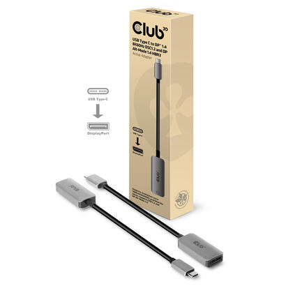 club3d-cac-1567-adaptador-de-cable-usb-type-c-displayport-negro-plata