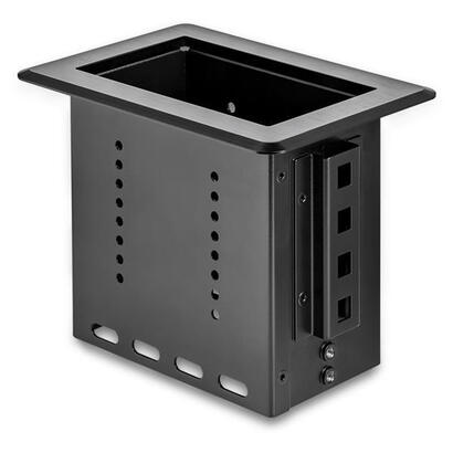 startechcom-bez4mod-organizador-de-cables-caja-de-cables-escritorio-negro-1-piezas