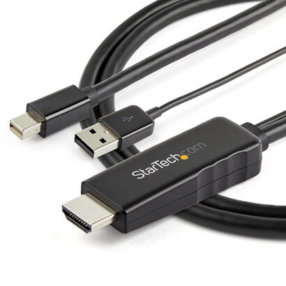 startech-cable-hdmi-a-mini-displayport-1m-4k-30hz-usb-powered