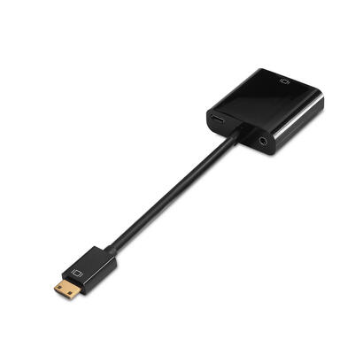 aisens-conversor-mini-hdmi-a-svgaaudio-hdmi-cm-svga-hembrajack-35h-10cm-10m-negro