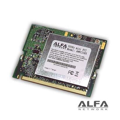 alfa-network-awpci085-tarjeta-mini-pci-wireless-5-ghz-80211g-54-mbps-atheros-ar5006x-conector-ufl