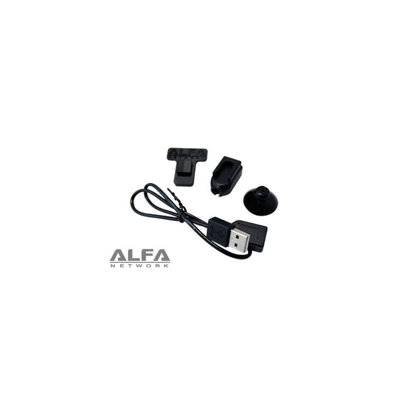 alfa-network-usb-cable-set-dongle-clip-set-dongle-clip-clip-holder-suction-cup-46cm-usb-type-a-male-to-usb-type-a-female-c