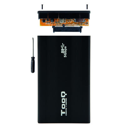 tooq-carcasa-externa-hddsdd-25-hasta-95mm-sata-usb-30-negro