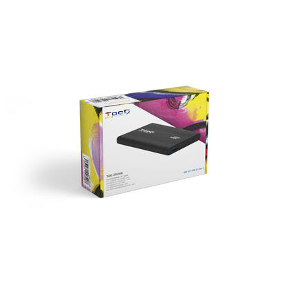 tooq-carcasa-externa-hddsdd-25-hasta-95mm-sata-usb-30-negro