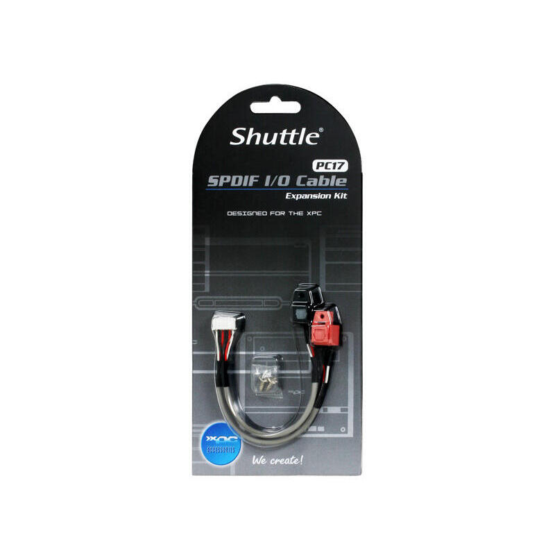 shuttle-spdif-extension-kit-digital-audio-upgrade-cable-de-audio-015-m-gris