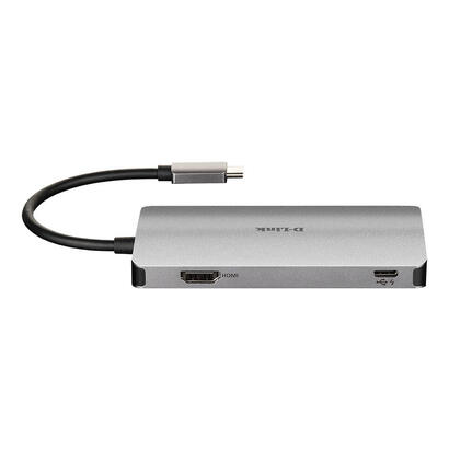 docking-usb-tipo-c-d-link-dub-m610-2xusb-1xusb-tipo-c-pd-1xthunderbolt-3-1xhdmi-1xlector-tarjetas-sd-gris