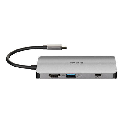 docking-usb-tipo-c-d-link-dub-m810-3xusb-1xusb-tipo-c-1xthunderbolt-1xhdmi-1xrj45-1xlector-tarjetas-gris