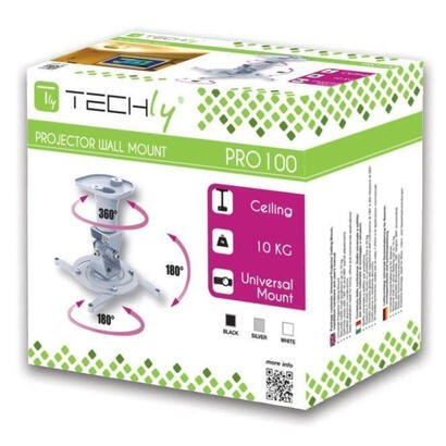 techly-ica-pm-100wh-montaje-para-projector-techo-blanco