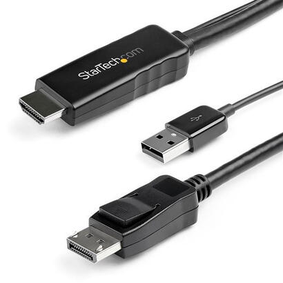 startech-cable-3m-hdmi-a-displayport-3m-4k-30hz-usb-powered