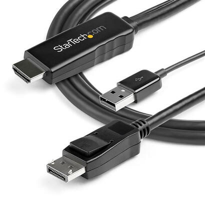 startech-cable-3m-hdmi-a-displayport-3m-4k-30hz-usb-powered