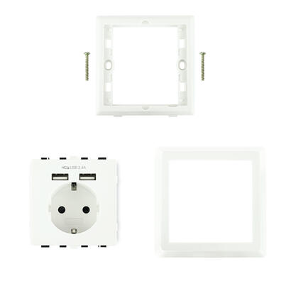 nanocable-roseta-base-de-enchufe-de-pared-empotrable-tipo-schuko-con-2-tomas-usb-24a-blanco