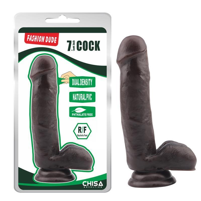 dildo-dual-density-fashion-dude-178-x-4-cm-marron