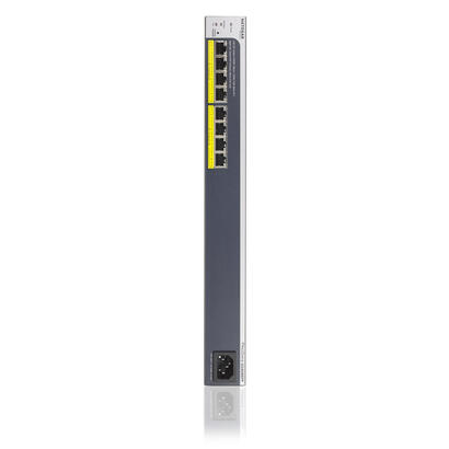 netgear-gs408epp-gestionado-l2-gigabit-ethernet-101001000-energia-sobre-ethernet-poe-negro-gris