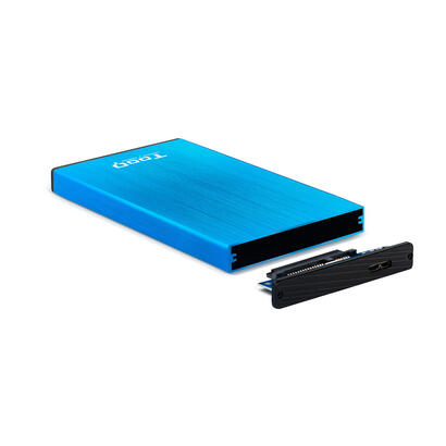 tooq-carcasa-externa-hddsdd-25-hasta-95mm-sata-usb-30-azul