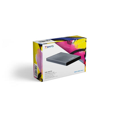 tooq-carcasa-externa-hddsdd-25-hasta-95mm-sata-usb-30-gris