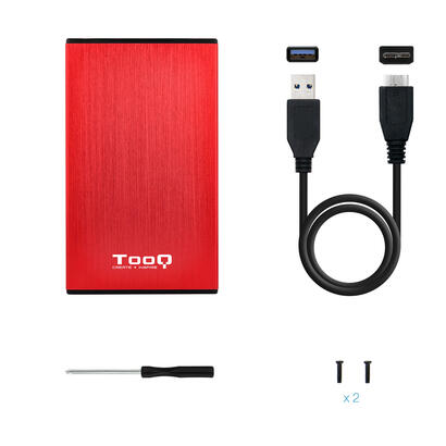 tooq-carcasa-externa-hddsdd-25-hasta-95mm-sata-usb-30-rojo