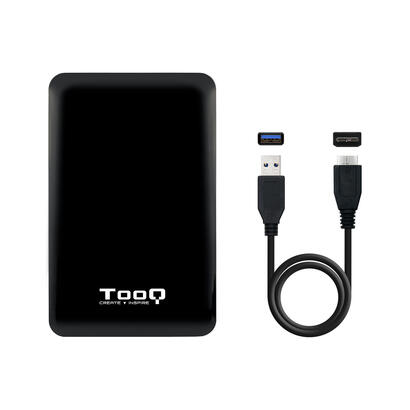 tooq-carcasa-externa-hddsdd-25-hasta-70mm-sata-usb-3031-gen-1-ultraplana-negro