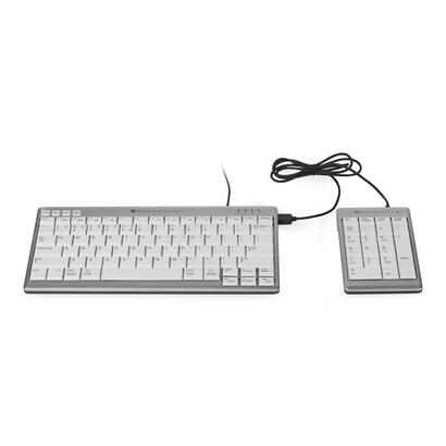 bakker-elkhuizen-ultraboard-955-teclado-numerico-usb-pc-plata-blanco