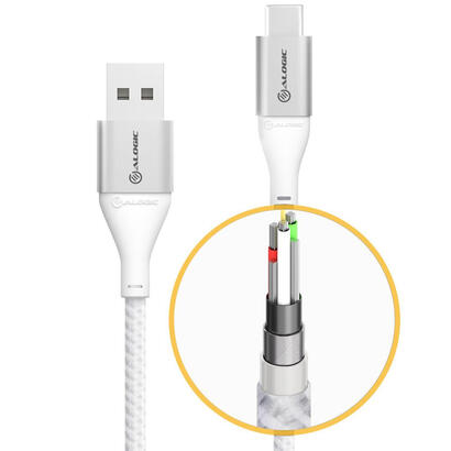 alogic-usb-cable-usb-20-to-usb-a-3a480mbps-15m-silber