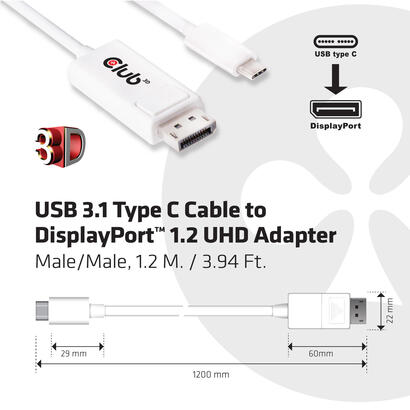 club3d-usb-31-type-c-cable-to-displayport-12m-uhd-adapter