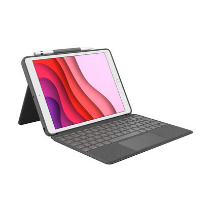 logitech-combo-touch-caja-de-teclado-y-folio-con-panel-tactil-luz-trasera-apple-smart-connector-qwerty-espanol-grafito-para-appl