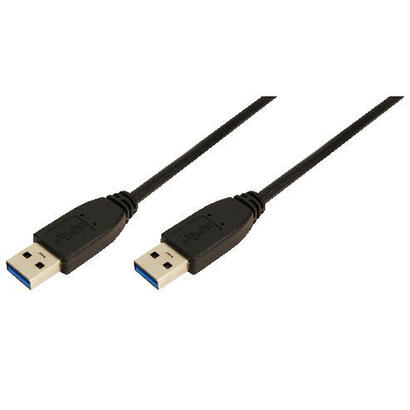 logilink-cable-usb-30-a-a-st-st-300m-negro