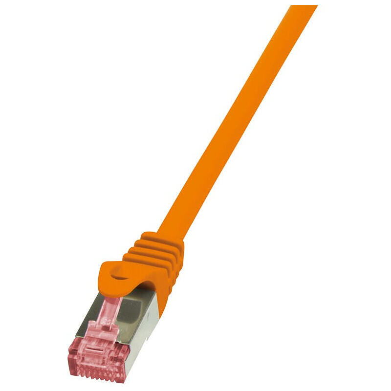 logilink-cable-de-red-cat6-sftp-awg27-pimf-naranja-300m