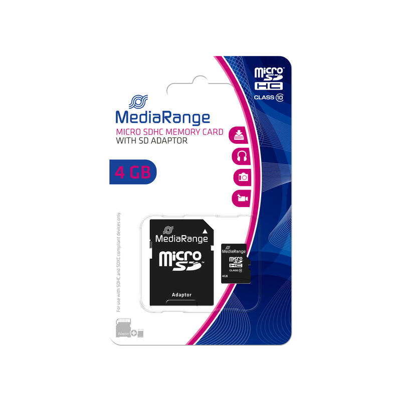mediarange-sd-microsd-card-4gb-sd-cl10-inkl-adapter