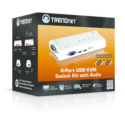 switch-usb-kvm-de-4-puertos-de-trendnet-con-audio-tk-409k