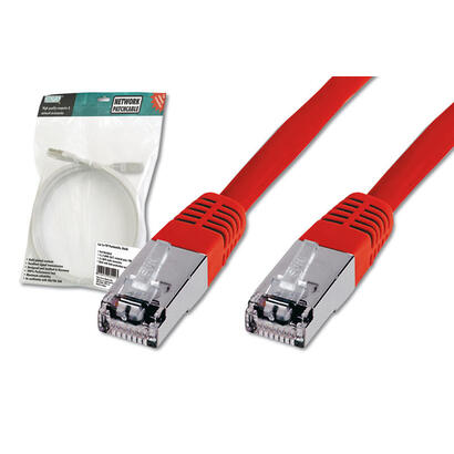 digitus-patch-cable-sftp-cat5e-3m-red-cable-de-red-rojo