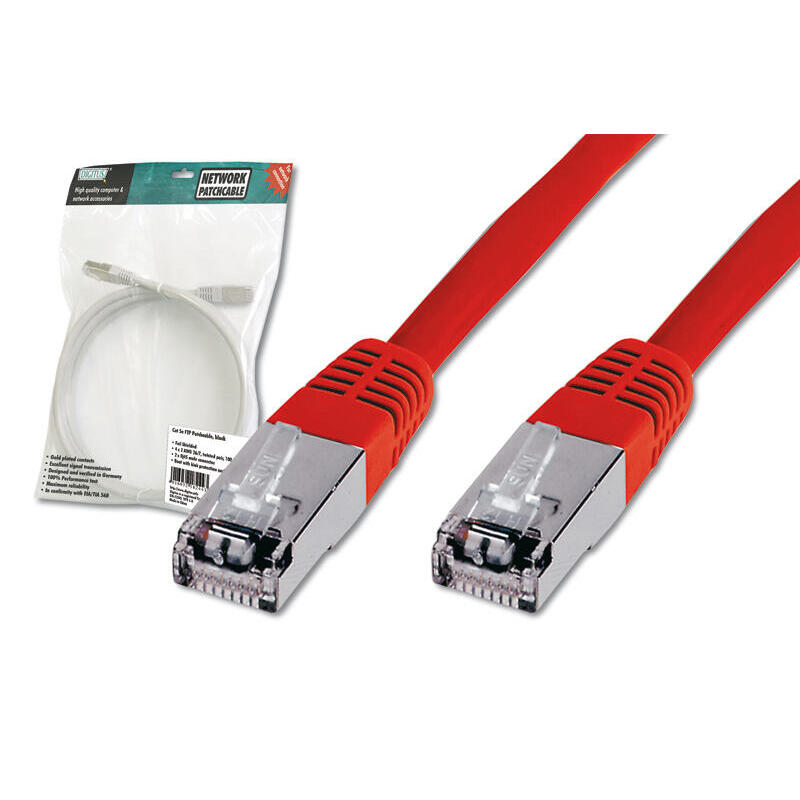 digitus-patch-cable-sftp-cat5e-3m-red-cable-de-red-rojo