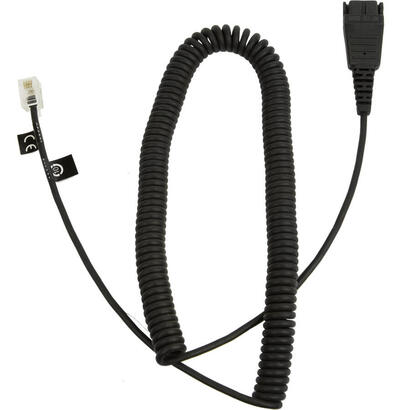 jabra-8800-01-06-cable-qd-rj10-05-m-negro