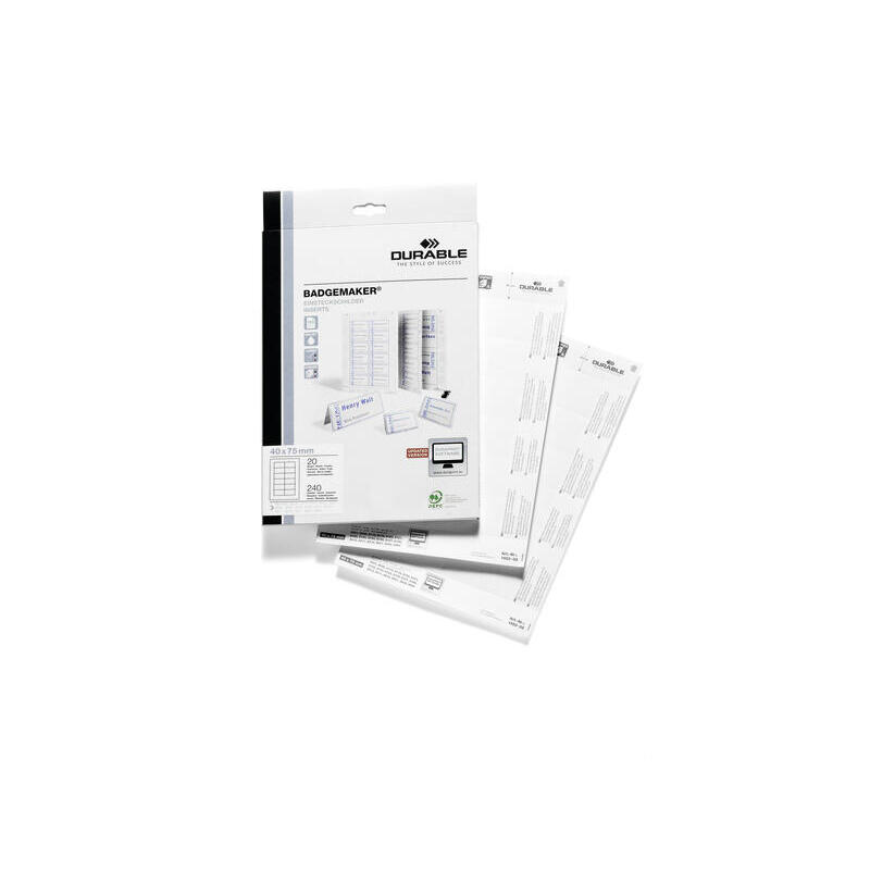insertar-carteles-durable-badgemaker-40x75mm-240-piezas-blanco