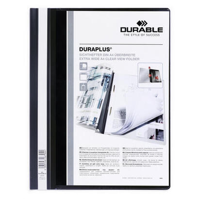 durable-duraplus-carpeta-de-fastener-para-formato-a4-compartimento-interior-tapa-posterior-de-color-negro