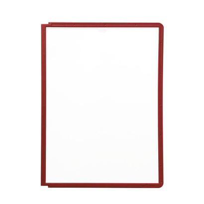 durable-sichttafel-sherpapanel-a4-rot