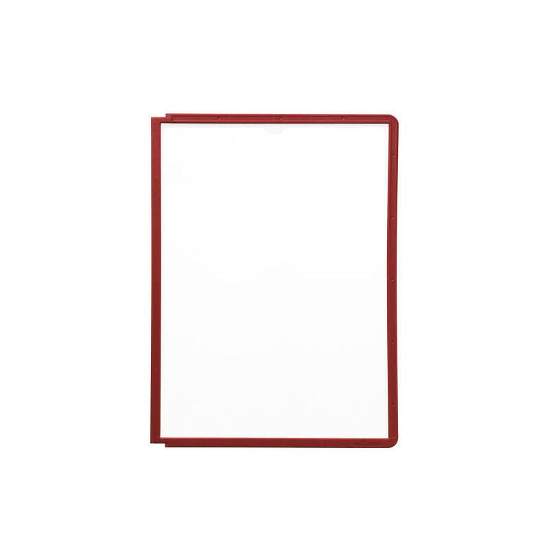 durable-sichttafel-sherpapanel-a4-rot