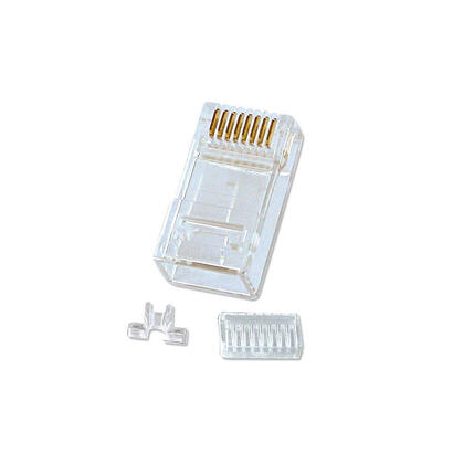 lindy-rj-45-connector-10pk-conector-rj-45-8-pin-cat6-transparente