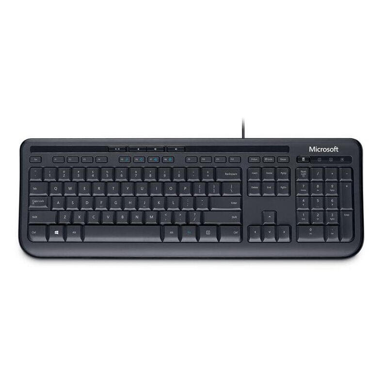 microsoft-wired-keyboard-600-de-teclado-usb-qwertz-aleman-negro