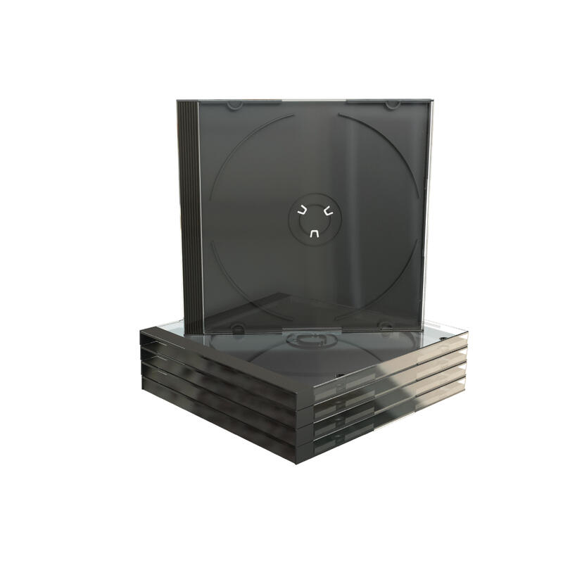 mediarange-box31-funda-para-discos-opticos-caja-transparente-para-cd-1-discos-negro-transparente-5-uds