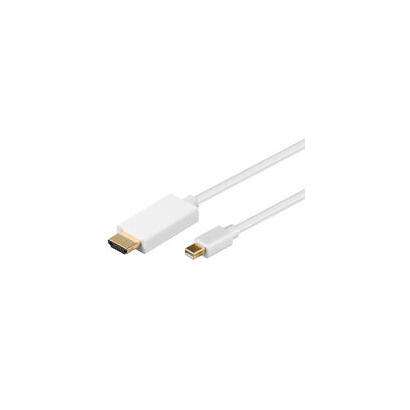 goobay-1m-mini-displayport-hdmi-cable-blanco