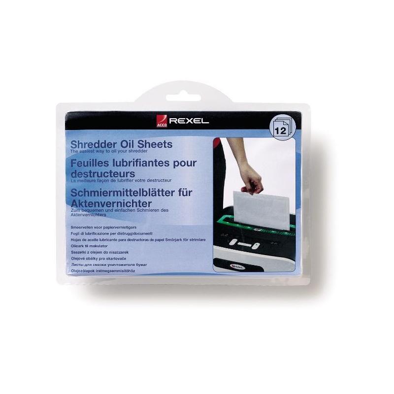 rexel-hojas-lubricantes-para-destructora-pack-de-12