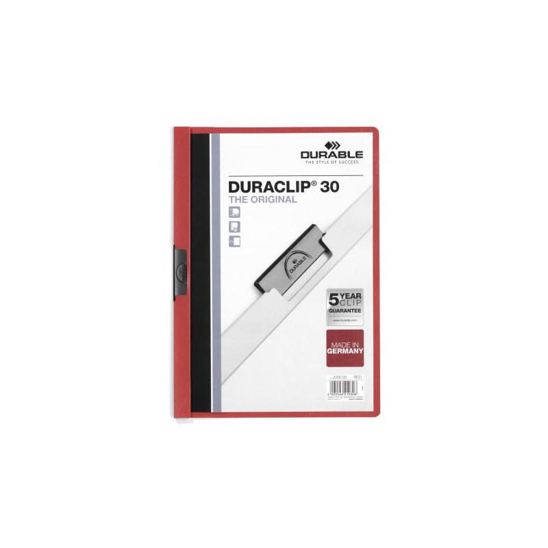 durable-duraclip-30-archivador-pvc-rojo-transparente