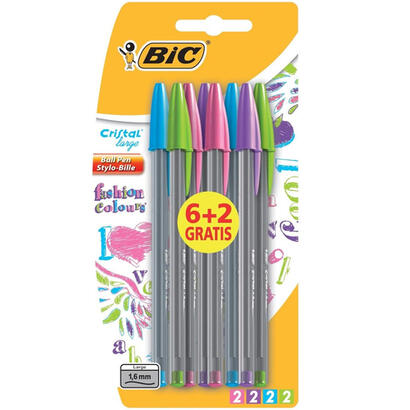bic-blister-de-8-unidades-bolis-bic-cristal-fun-colores-pastel-rosa-lila-lima-y-turquesa-punta-16mm
