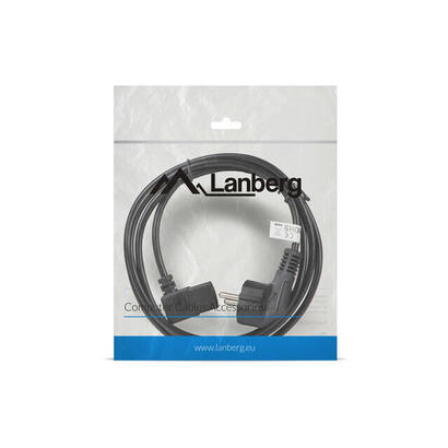 lanberg-cable-de-alimentacion-ca-c13c-12cc-0018-bk-conectores-schuko-iec320-c13-acodado-18-metros