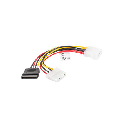 lanberg-cable-duplicador-de-alimentacion-molex-macho-a-molex-hembra-sata-hembra-ca-hdsa-12cu-0015-15-centametros