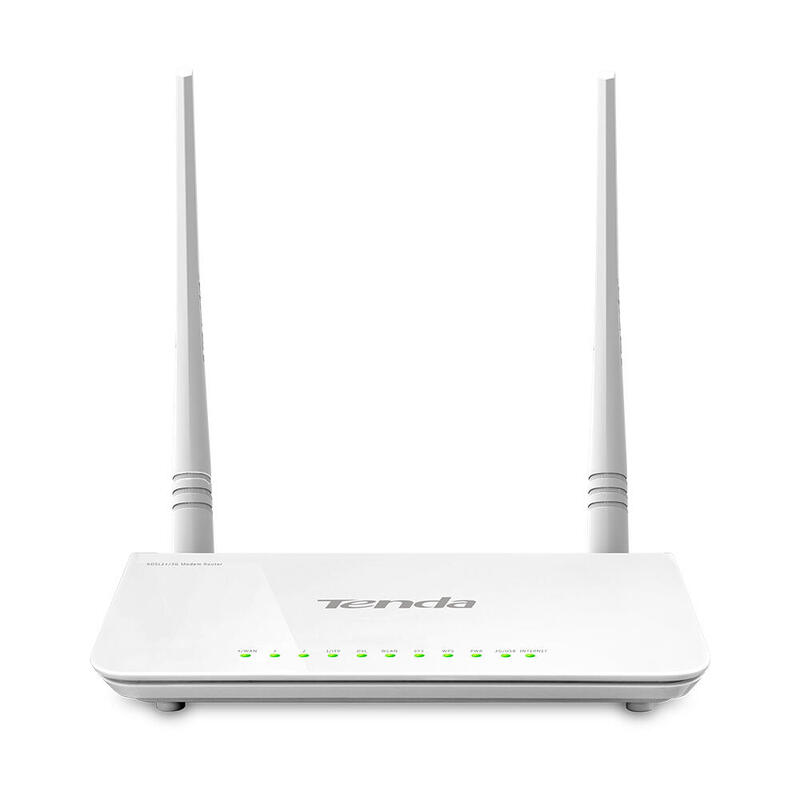 tenda-router-modem-adsl23g-d303-80211bgn-300mbps-24ghz-2-antenas-5dbi-1xrj11-4xrj4