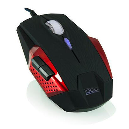 3go-mouse-gaming-apocalipsis-3000dpi-6-botones-programables-pesas-incluidas-color-negrorojo