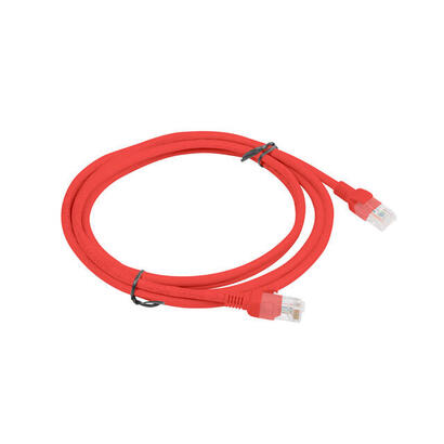 lanberg-cable-de-red-pcu6-10cc-0200-r-rj45-utp-cat-6-2m-rojo