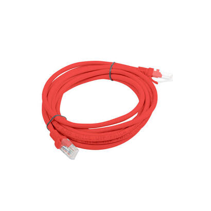 lanberg-cable-de-red-pcu6-10cc-0300-rrj45utpcat-63mrojo