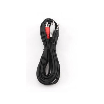 gembird-cable-jack-a-2xrca35mm-mm-5m-negro